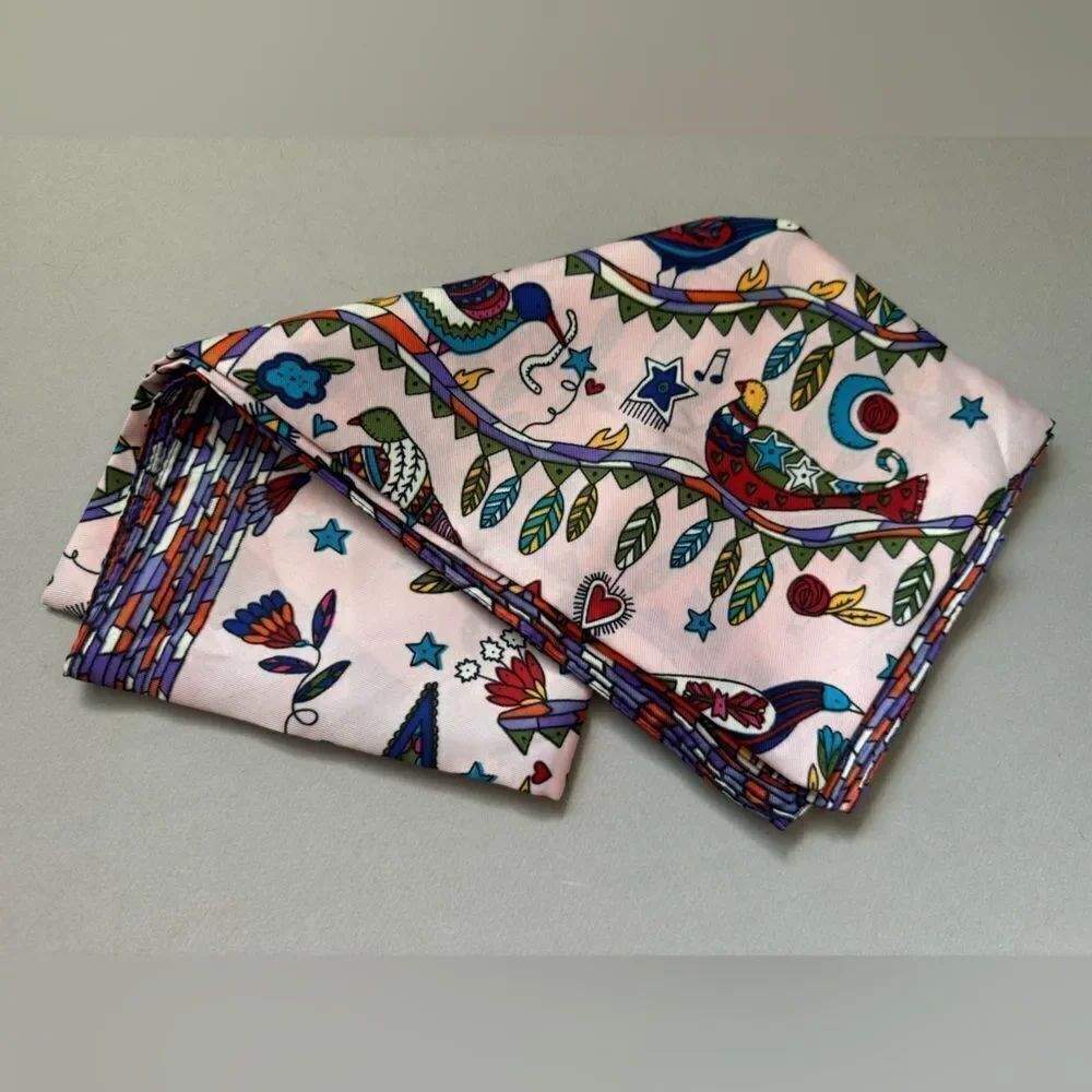 Colorful Patterned Scarf N1112 - Picture 2 of 2